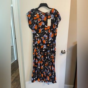 Joie Floral Midi Dress